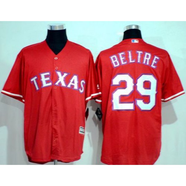 Rangers #29 Adrian Beltre Red New Cool Base Stitched Jersey