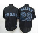 Rangers #29 Adrian Beltre Black Fashion Stitched Jersey
