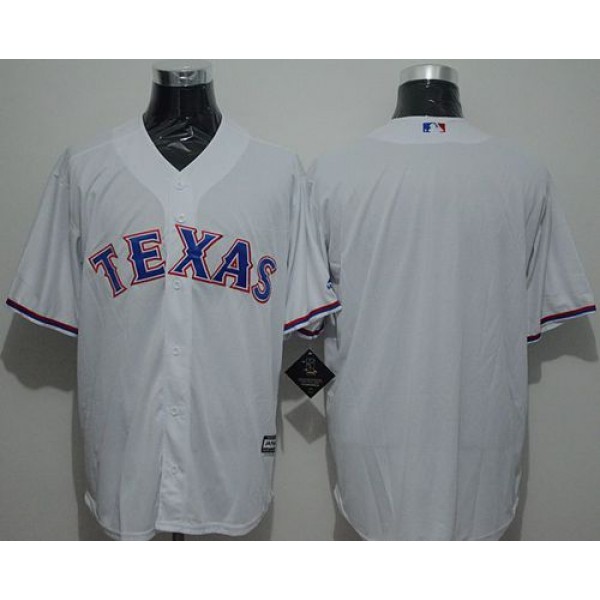 Rangers Blank White New Cool Base Stitched Jersey