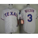 Rangers #3 Russell Wilson White Cool Base Stitched Jersey