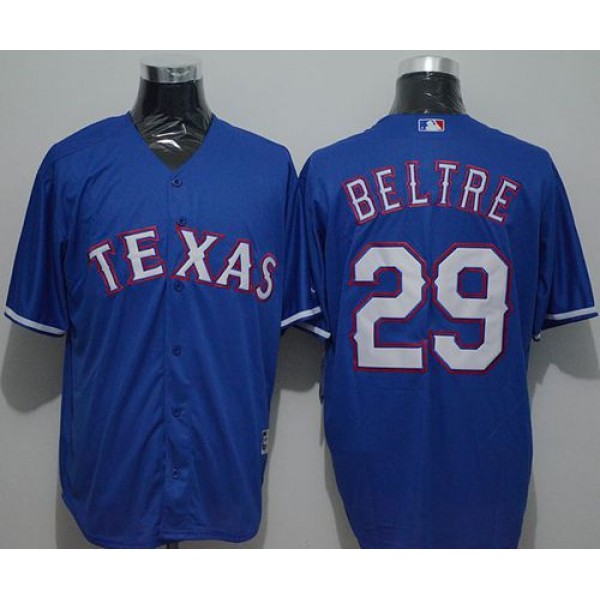 Rangers #29 Adrian Beltre Blue New Cool Base Stitched Jersey