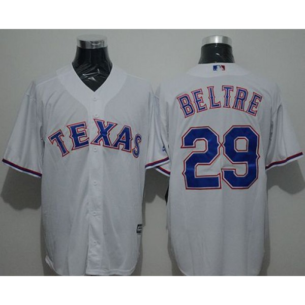 Rangers #29 Adrian Beltre White New Cool Base Stitched Jersey