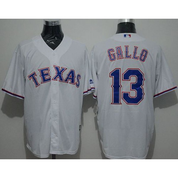 Rangers #13 Joey Gallo White New Cool Base Stitched Jersey