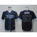 Rays #57 Jake Mcgee Dark Blue Cool Base Stitched Jersey