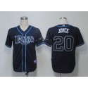 Rays #20 Matt Joyce Dark Blue Cool Base Stitched Jersey