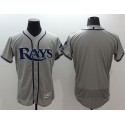 Rays Blank Grey Flexbase Authentic Collection Stitched Jersey