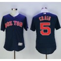 Red Sox #5 Allen Craig Navy Blue Flexbase Authentic Collection Stitched Jersey