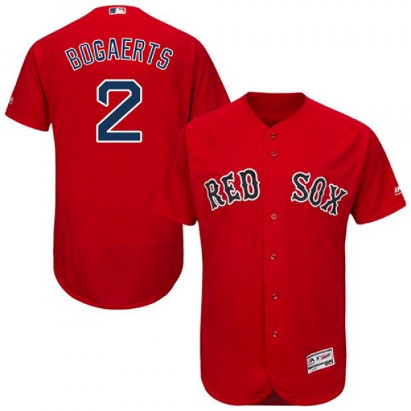 Red Sox #2 Xander Bogaerts Red Flexbase Authentic Collection Stitched Jersey