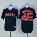 Red Sox #45 Pedro Martinez Navy Blue New Cool Base Stitched Jersey