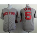 Red Sox #5 Allen Craig Grey Cool Base Stitched Jersey