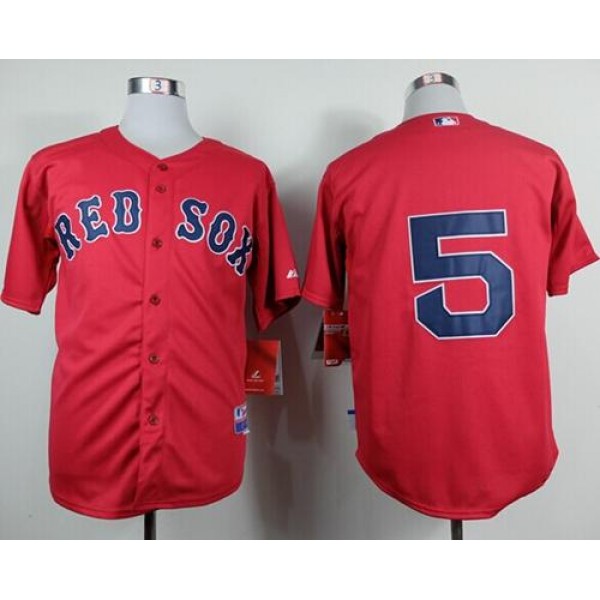 Red Sox #5 Allen Craig Red Cool Base Stitched Jersey