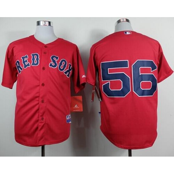 Red Sox #56 Joe Kelly Red Cool Base Stitched Jersey