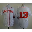 Red Sox #13 Hanley Ramirez New White Cool Base Stitched Jersey
