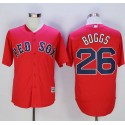 Red Sox #26 Wade Boggs Red New Cool Base Stitched Jersey