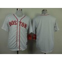 Red Sox Blank Stitched White Cool Base Jersey