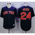 Red Sox #24 David Price Navy Blue New Cool Base Stitched Jersey