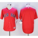 Red Sox Blank Red New Cool Base Stitched Jersey
