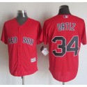 Red Sox #34 David Ortiz Red New Cool Base Stitched Jersey