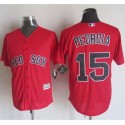 Red Sox #15 Dustin Pedroia Red New Cool Base Stitched Jersey