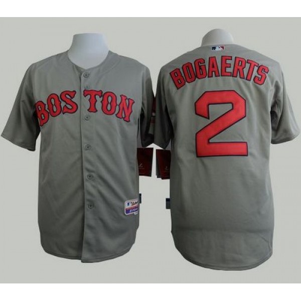 Red Sox #2 Xander Bogaerts White Cool Base Stitched Jersey