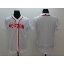 Red Sox Blank White Flexbase Authentic Collection Alternate Home Stitched Jersey