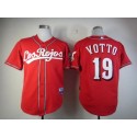 Reds #19 Joey Votto Red Alternate Los Rojos Cool Base Stitched Jersey
