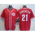 Reds #21 Michael Lorenzen Red New Cool Base Stitched Jersey
