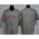 Reds Blank Grey New Cool Base Stitched Jersey