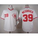Reds #39 Devin Mesoraco White 1990 Turn Back The Clock Stitched Jersey