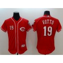 Reds #19 Joey Votto Red Flexbase Authentic Collection Stitched Jersey