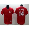 Reds #14 Pete Rose Red Flexbase Authentic Collection Cooperstown Stitched Jersey