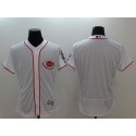 Reds Blank White Flexbase Authentic Collection Stitched Jersey