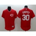 Reds #30 Ken Griffey Red Flexbase Authentic Collection Cooperstown Stitched Jersey