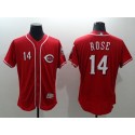Reds #14 Pete Rose Red Flexbase Authentic Collection Stitched Jersey