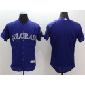 Rockies Blank Purple Flexbase Authentic Collection Stitched Jersey