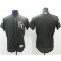 Royals Blank Green Flexbase Authentic Collection Salute To Service Stitched Jersey