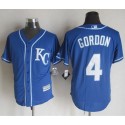 Royals #4 Alex Gordon Blue Alternate 2 New Cool Base Stitched Jersey