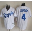 Royals #4 Alex Gordon White New Cool Base Stitched Jersey