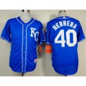 Royals #40 Kelvin Herrera Light Blue Alternate 2 Cool Base Stitched Jersey