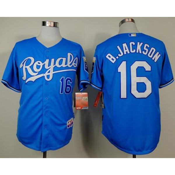 Royals #16 Bo Jackson Light Blue Alternate Cool Base Stitched Jersey