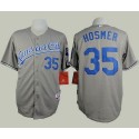 Royals #35 Eric Hosmer Grey Road Cool Base Stitched Jersey
