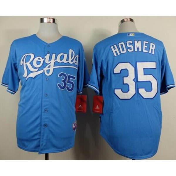 Royals #35 Eric Hosmer Light Blue Alternate 1 Cool Base Stitched Jersey