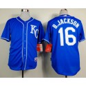Royals #16 Bo Jackson Light Blue Alternate 2 Cool Base Stitched Jersey