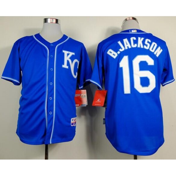 Royals #16 Bo Jackson Light Blue Alternate 2 Cool Base Stitched Jersey