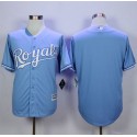 Royals Blank Light Blue Alternate 1 New Cool Base Stitched Jersey