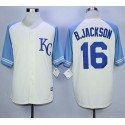 Royals #16 Bo Jackson Cream Exclusive Vintage Stitched Jersey