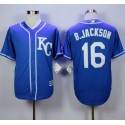 Royals #16 Bo Jackson Blue Alternate 2 New Cool Base Stitched Jersey