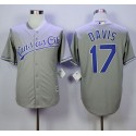Royals #17 Wade Davis Grey New Cool Base Stitched Jersey