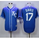 Royals #17 Wade Davis Blue Alternate 2 New Cool Base Stitched Jersey
