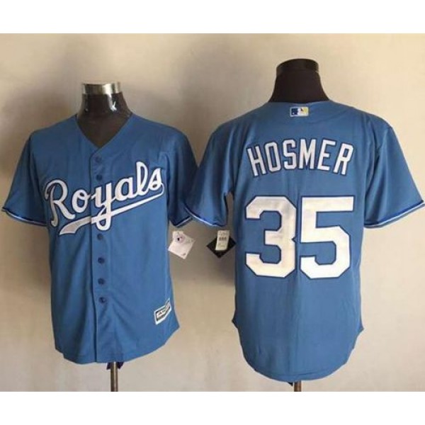 Royals #35 Eric Hosmer Light Blue New Cool Base Alternate 1 Stitched Jersey